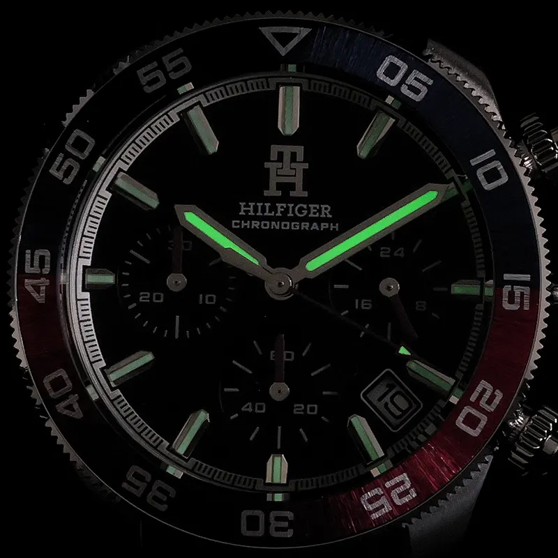 Tommy Hilfiger TH85 Chronograph Pepsi Men's Watch Watch- 1792166